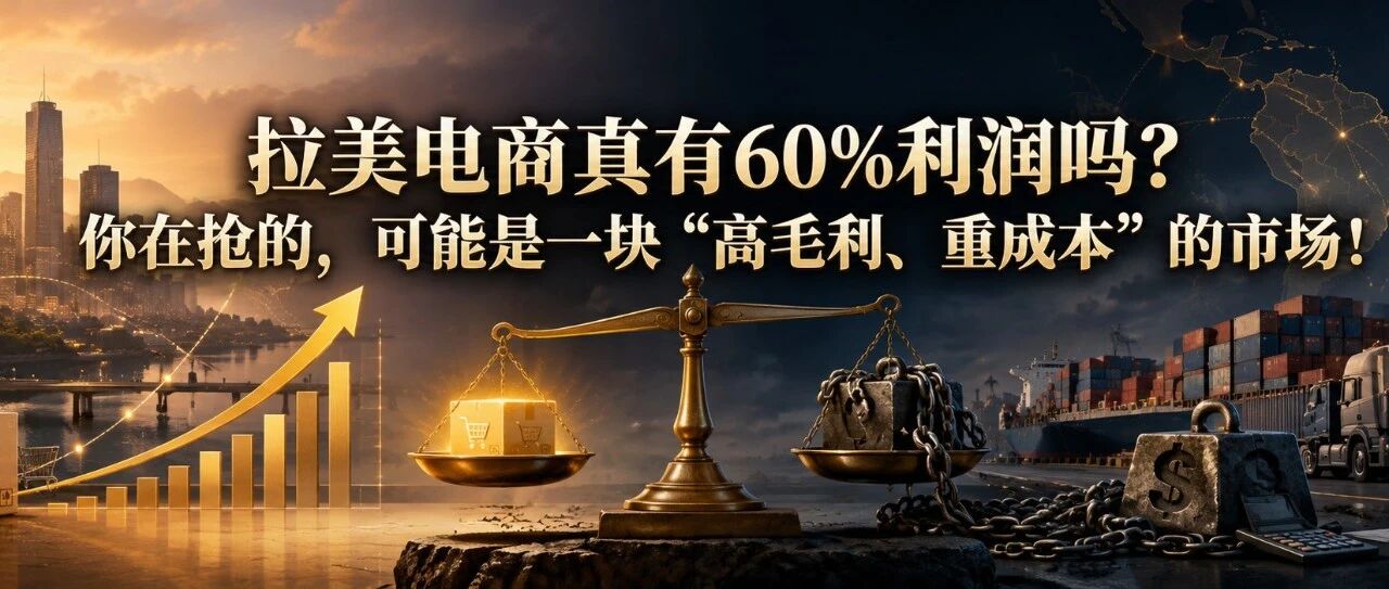 拉美电商真有60%利润吗？你在抢的，可能是一块高毛利、重成本的市场！