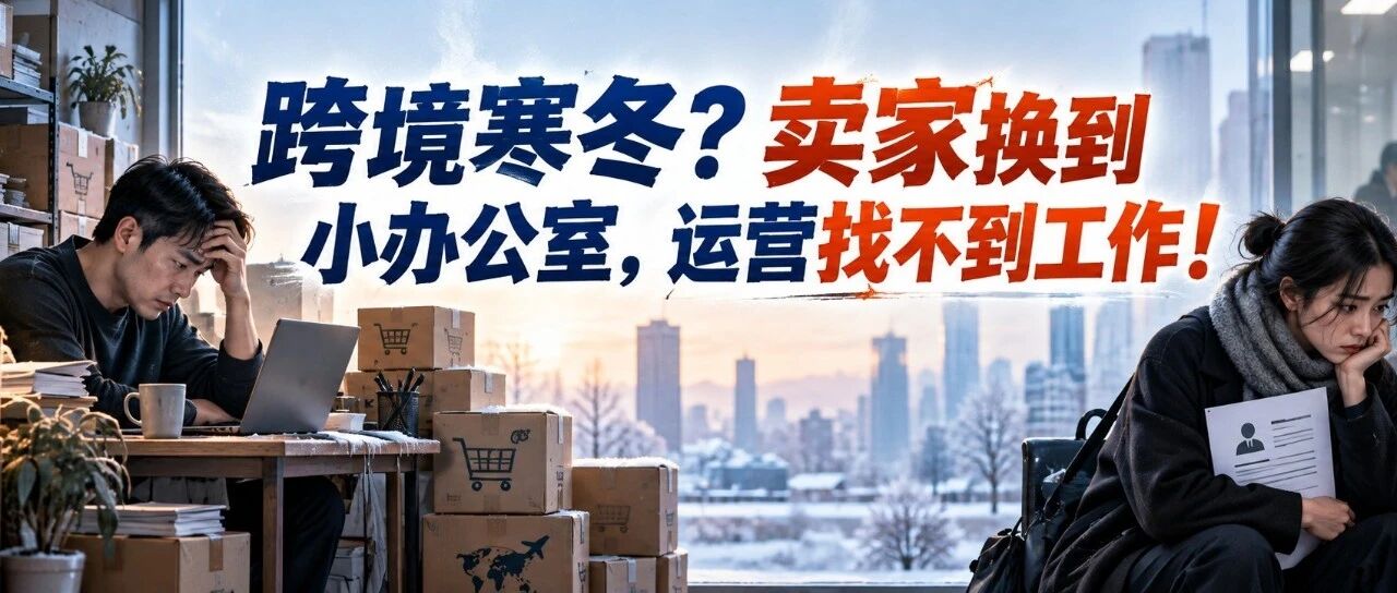跨境寒冬？卖家换到小办公室，运营找不到工作！