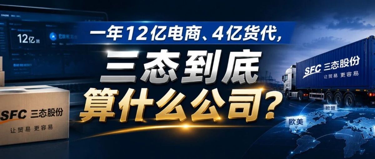 一年12亿电商、4亿货代，三态到底算什么公司？