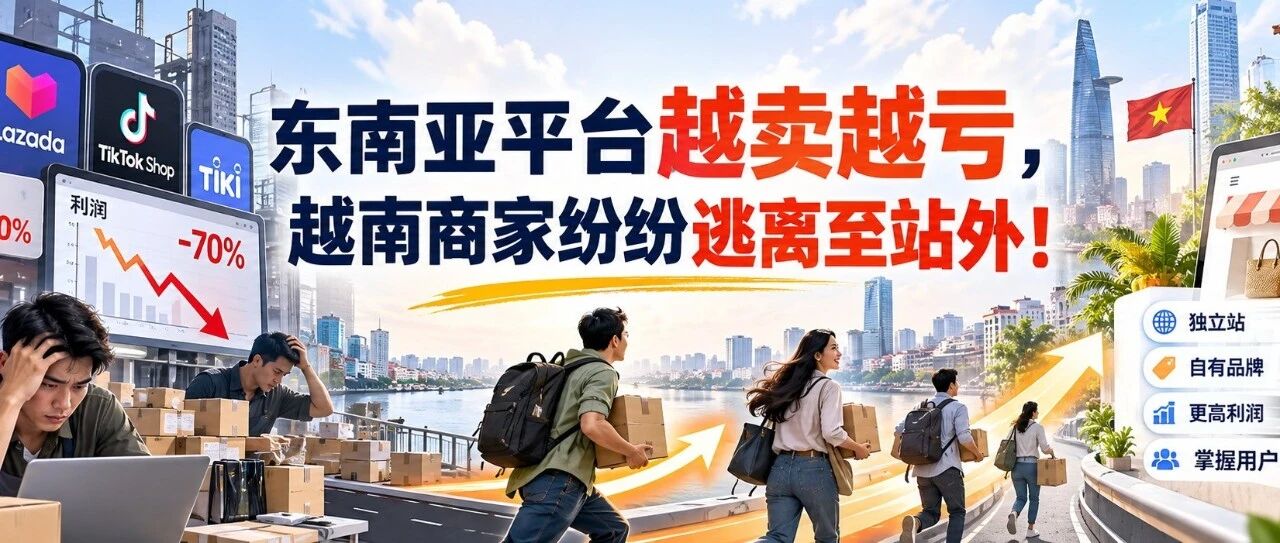 东南亚平台越卖越亏，越南商家纷纷逃离至站外！
