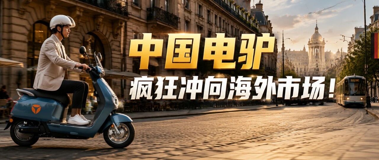 中国电驴疯狂冲向海外市场！