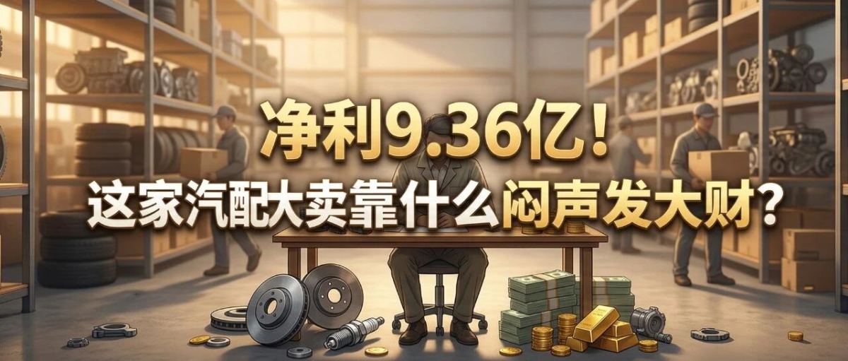 净利9.36亿！这家汽配大卖靠什么闷声发大财？