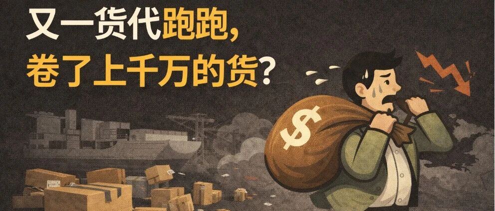 又一货代跑路，事涉上千万的货