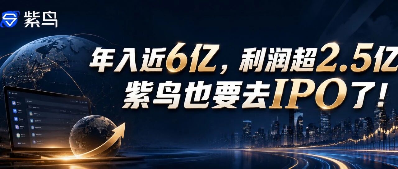 年入近6亿，利润超2.5亿！紫鸟也要去IPO了！