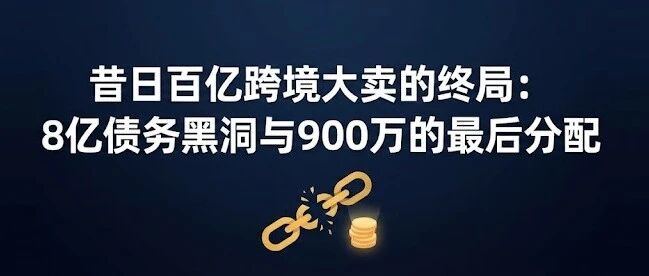 昔日百亿跨境大卖的终局：8亿债务黑洞与900万的最后分配