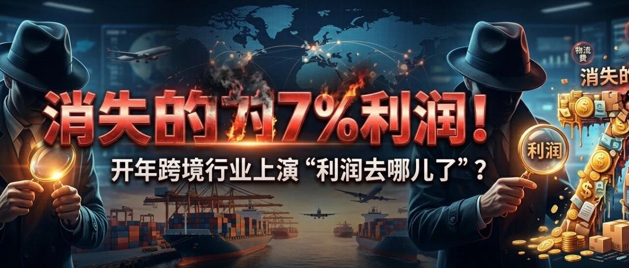 消失的7％利润！跨境行业上演“利润去哪儿了”？
