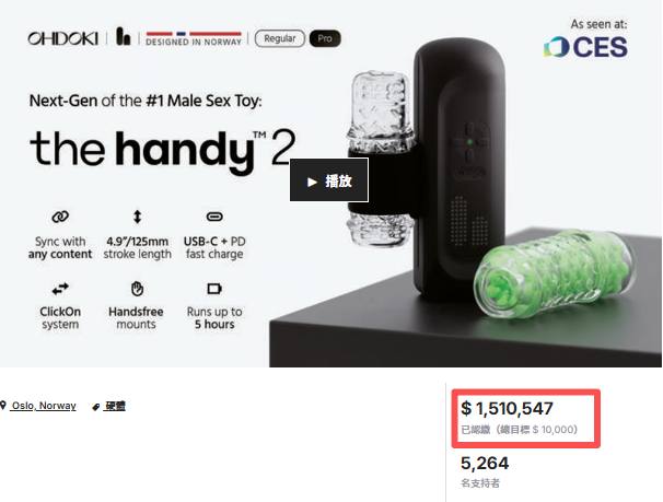 硬件出海/海外众筹新品回顾-大人玩具如何用工程思维重构体验拿下150万美金