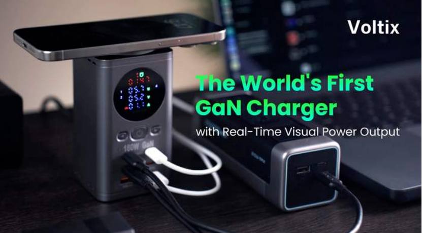 硬件出海/海外众筹新品速递-Voltix 180W桌面充筹得5万多美金！