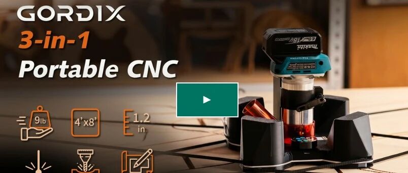 硬件出海|海外众筹新品速递-台湾品牌的无导轨3合1便携CNC即将破百万美金！